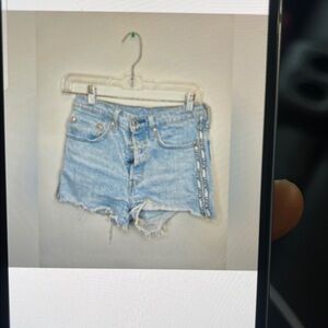 Levi’s 501 Dibs Tape Denim Short. Blue. W26